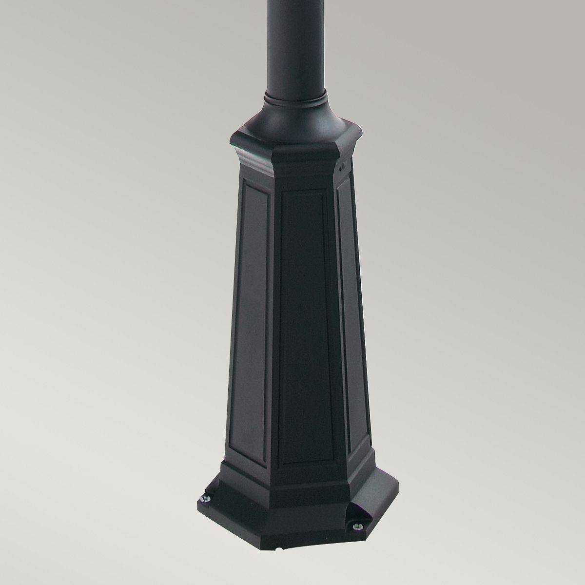 Norlys Turin Grande Single Signal Post - Black