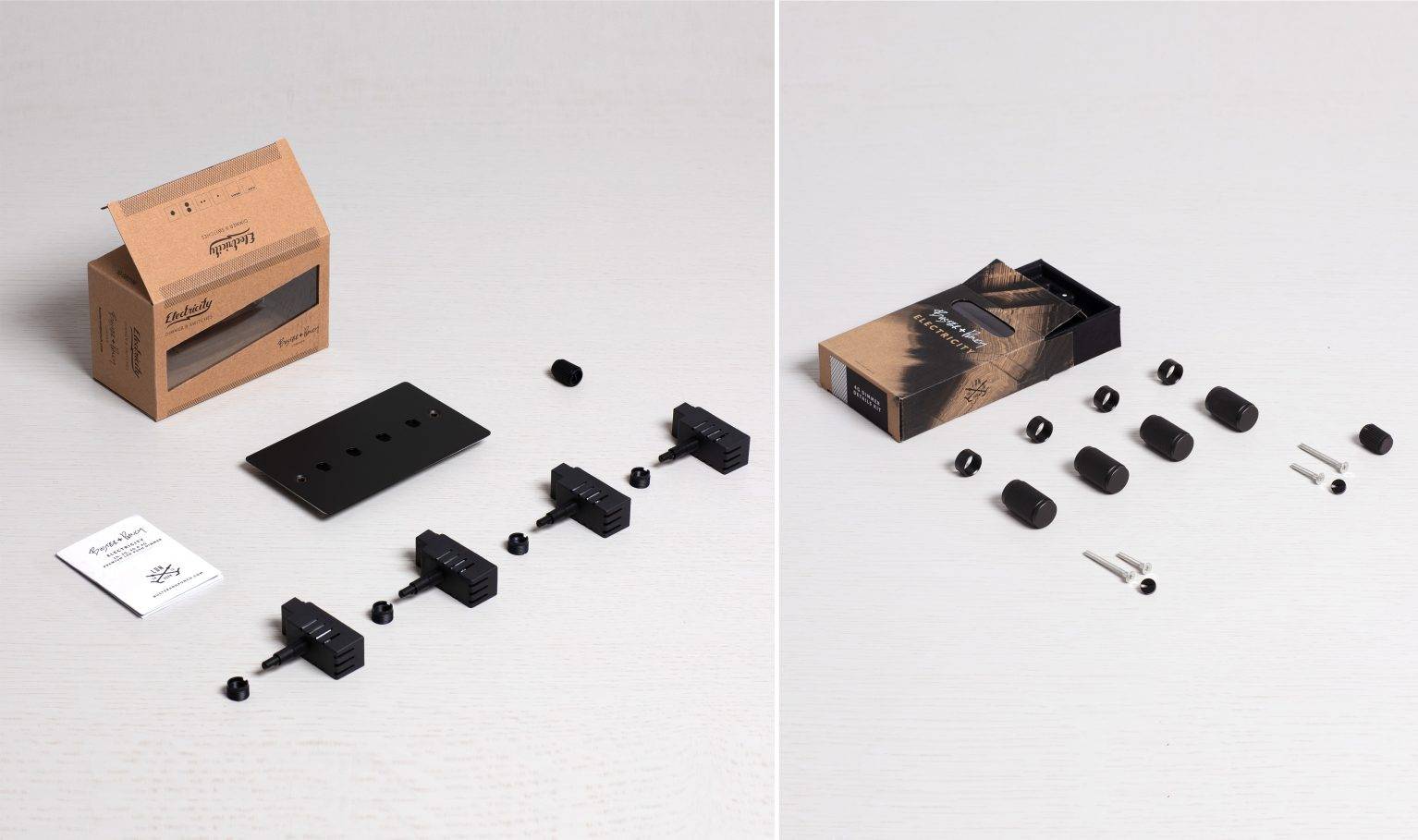 Buster + Punch 4G Dimmer 120W - Cross Knurl - Black - 2 way