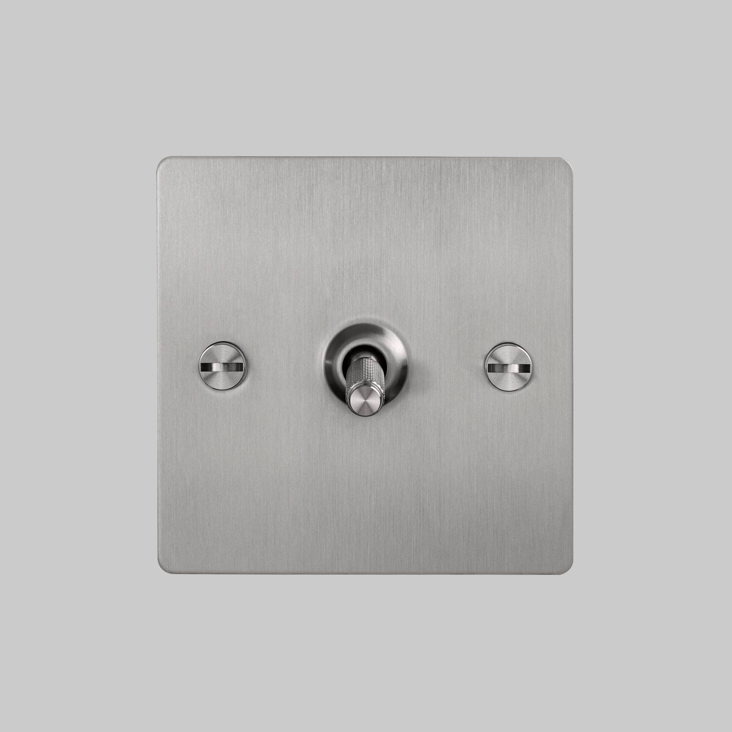 Buster + Punch 1G Toggle Intermediate 3-Way - Cross Knurl - Steel