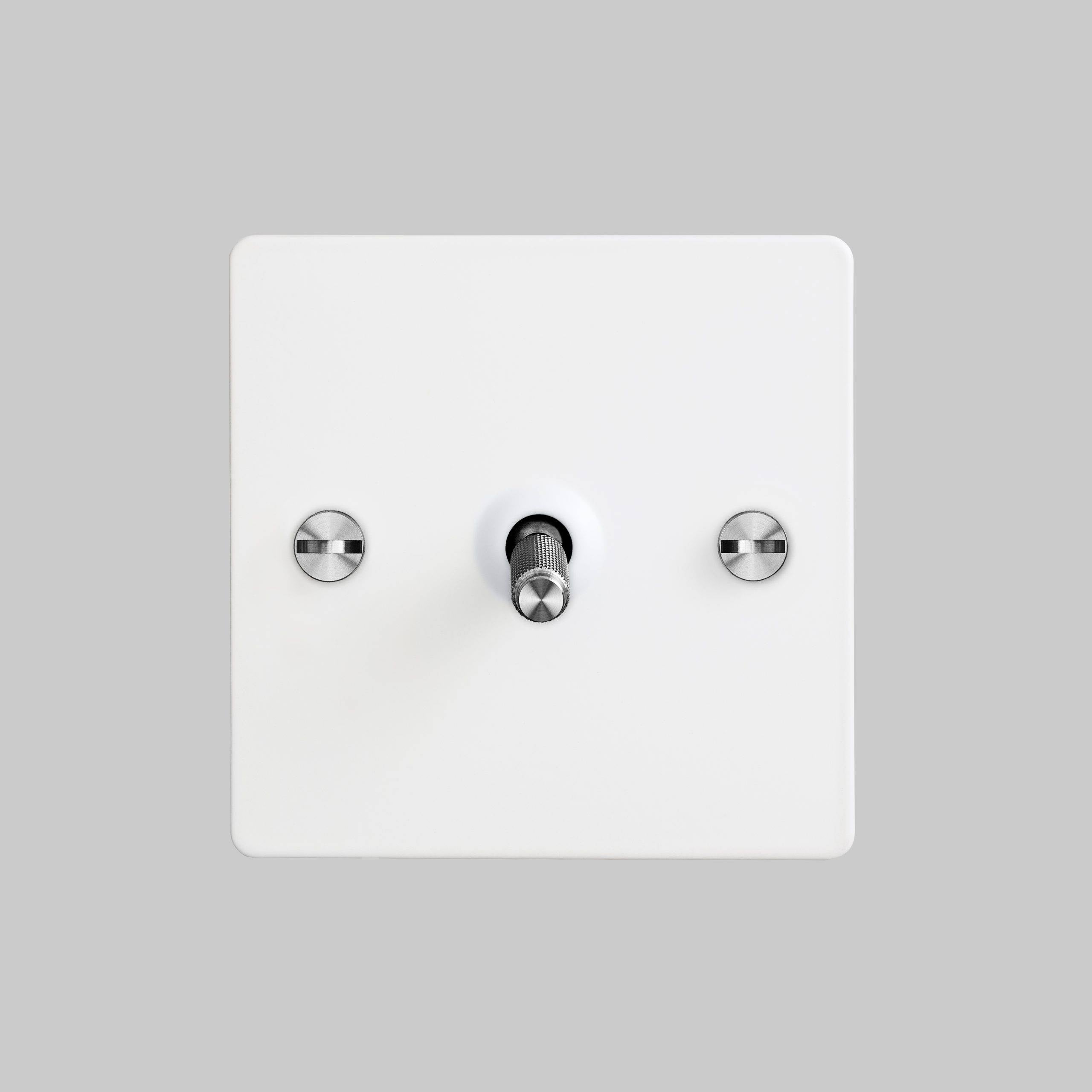 Buster + Punch 1G Toggle Intermediate 3-Way - Cross Knurl - White