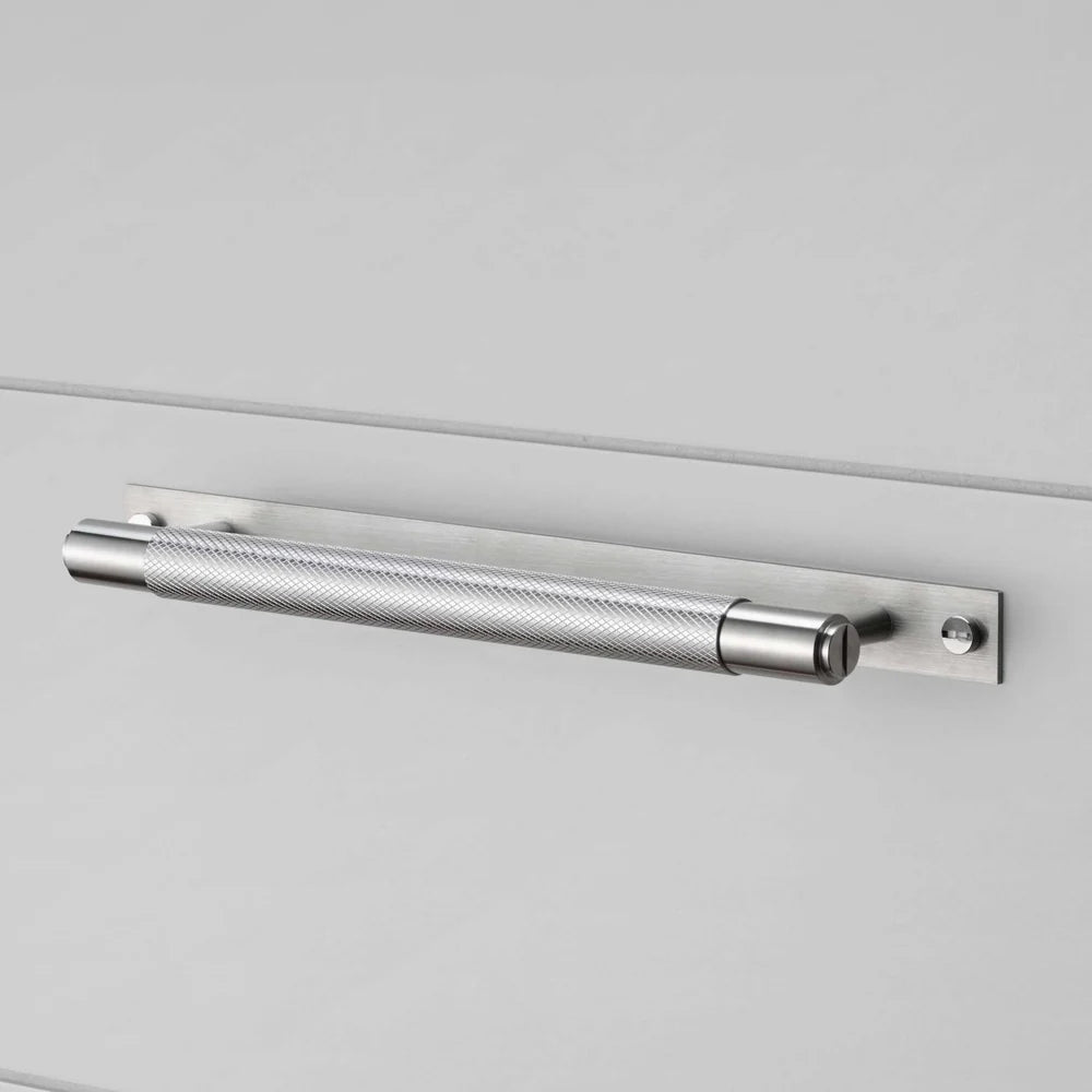 Buster + Punch Pull Bar - Plate - Cross Knurl - Small