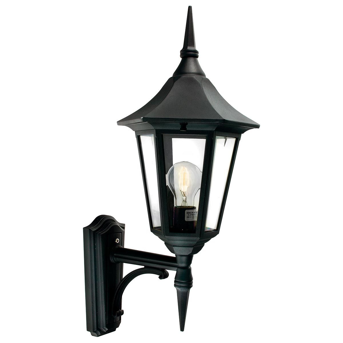 Norlys Valencia Single Up Lantern - Black