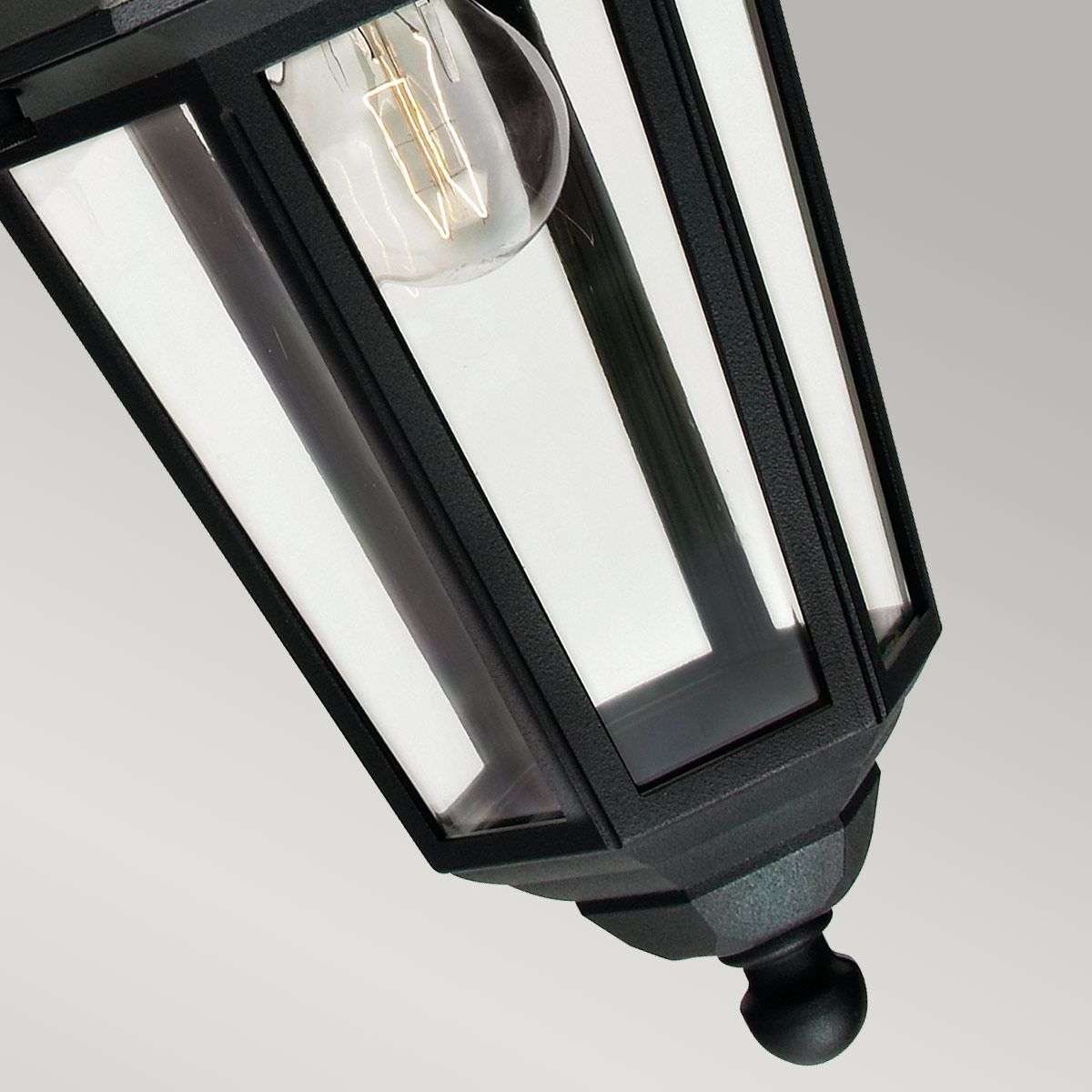 Norlys Valencia Single Down Lantern - Black