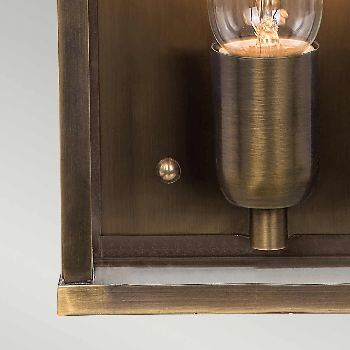Elstead Victoria Single Wall Lantern - Aged Brass