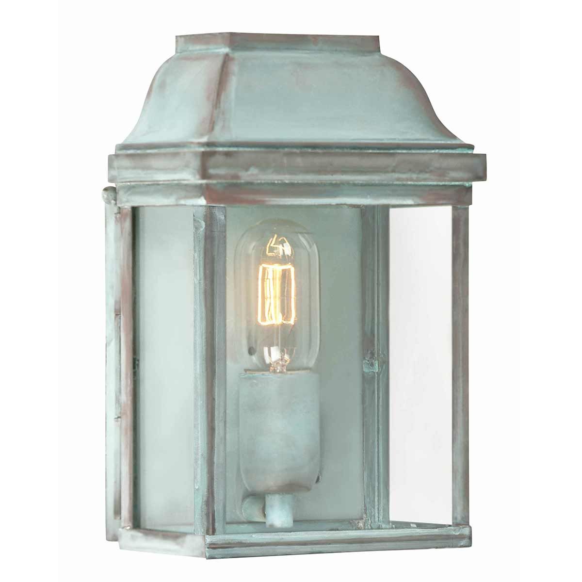 Elstead Victoria Single Wall Lantern - Verdigris