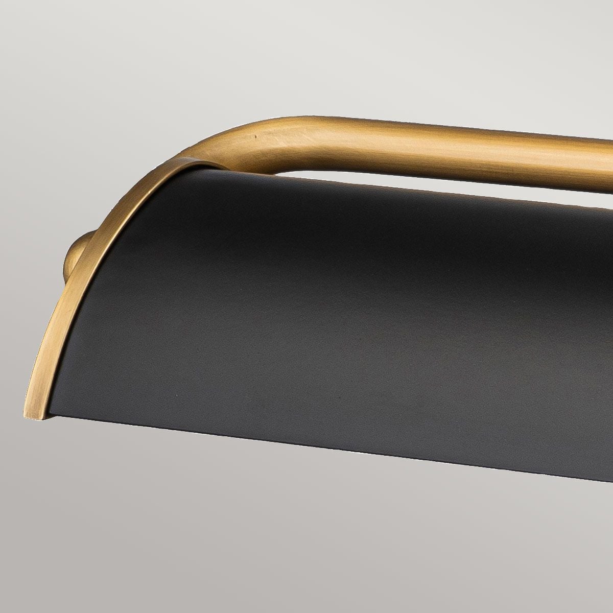 Elstead Winchfield 4 Light Large Picture Light - Aged Brass & Matte Black