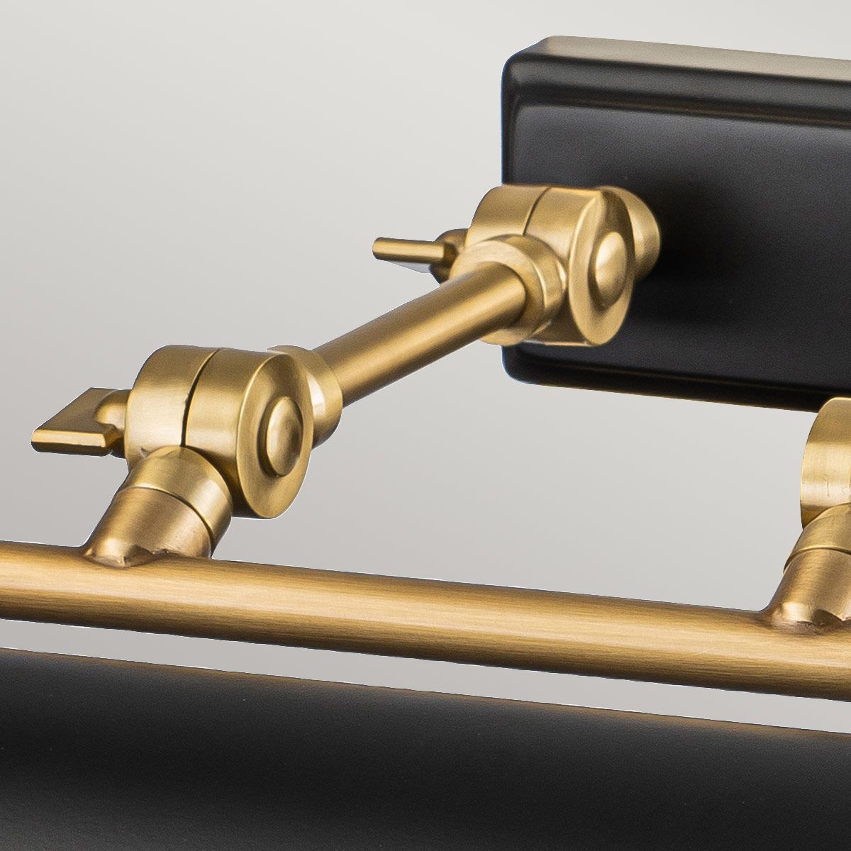 Elstead Winchfield 4 Light Large Picture Light - Aged Brass & Matte Black