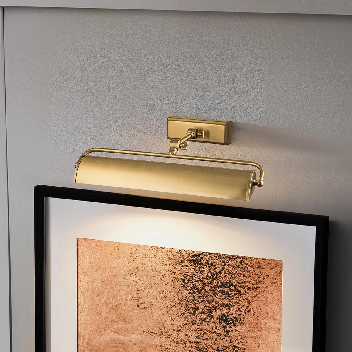 Elstead Winchfield 2 Light Medium Picture Light - Aged Brass