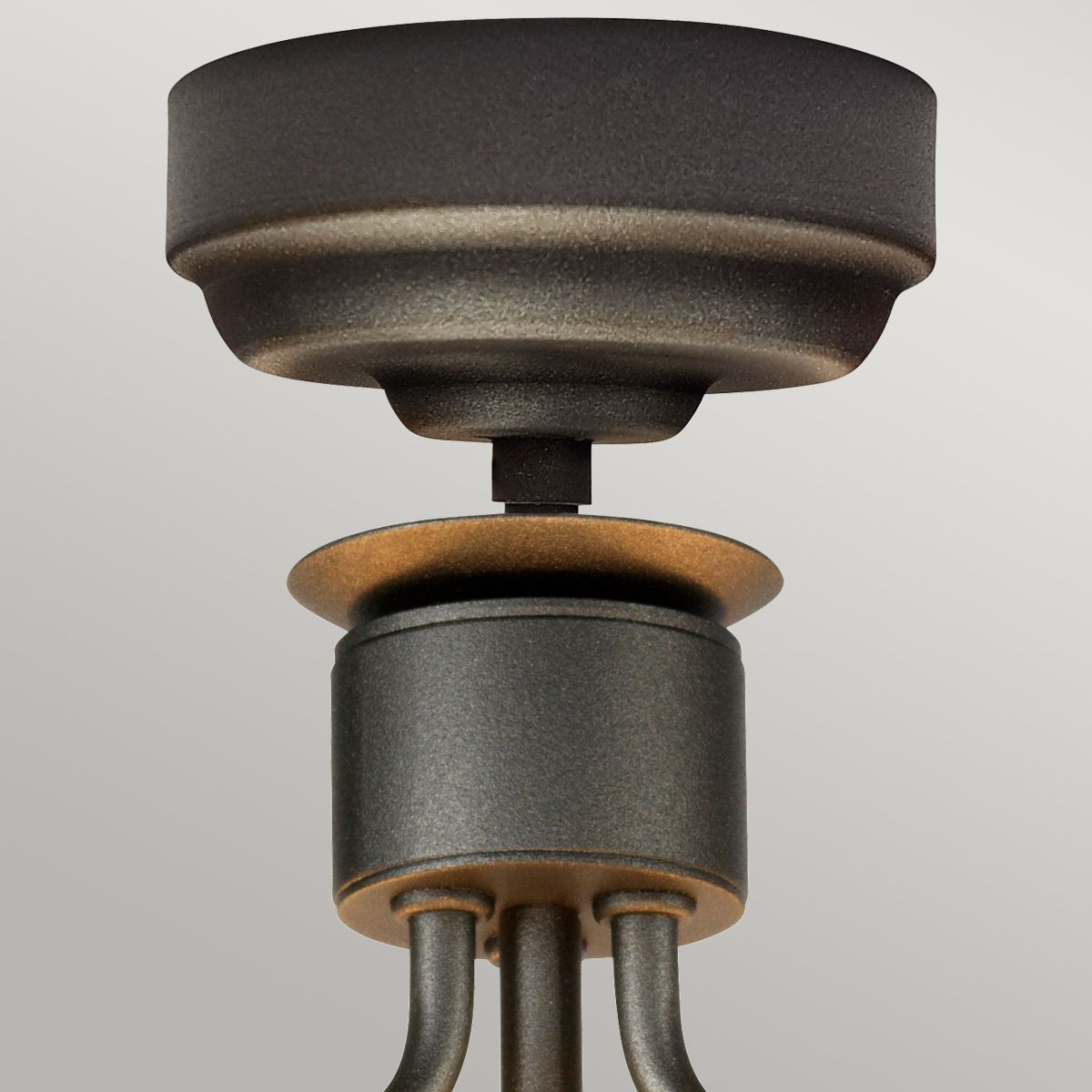 Elstead Windsor 3 Light Semi-Flush Fitting - Graphite