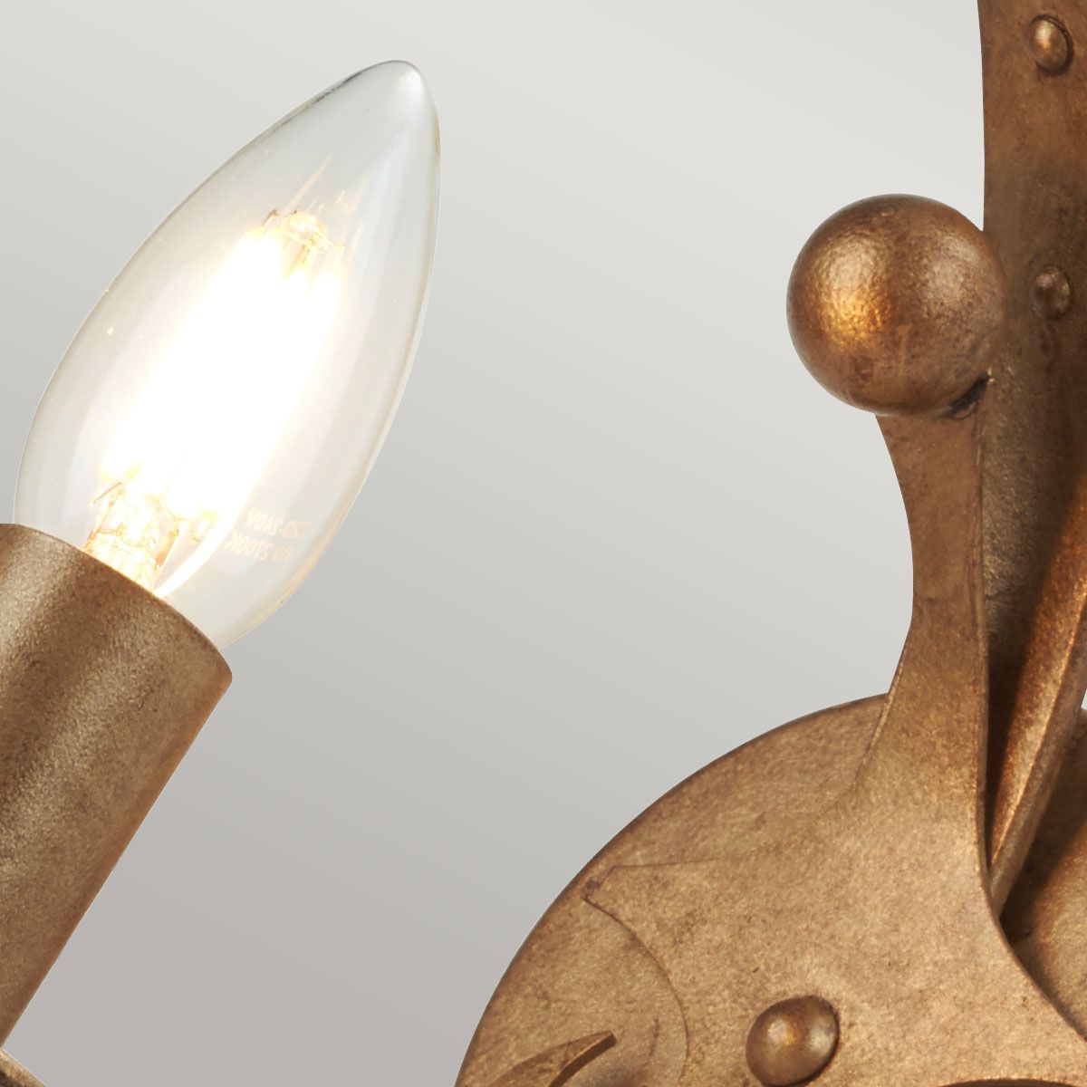 Elstead Windsor Single Wall Light - Gold Patina