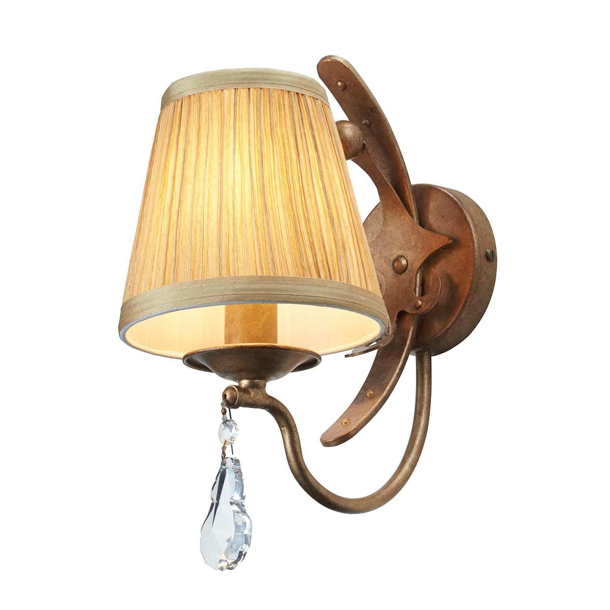 Elstead Windsor Single Wall Light - Gold Patina