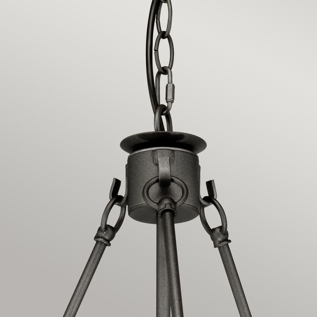 Elstead Windsor 6 Light Chandelier - Graphite