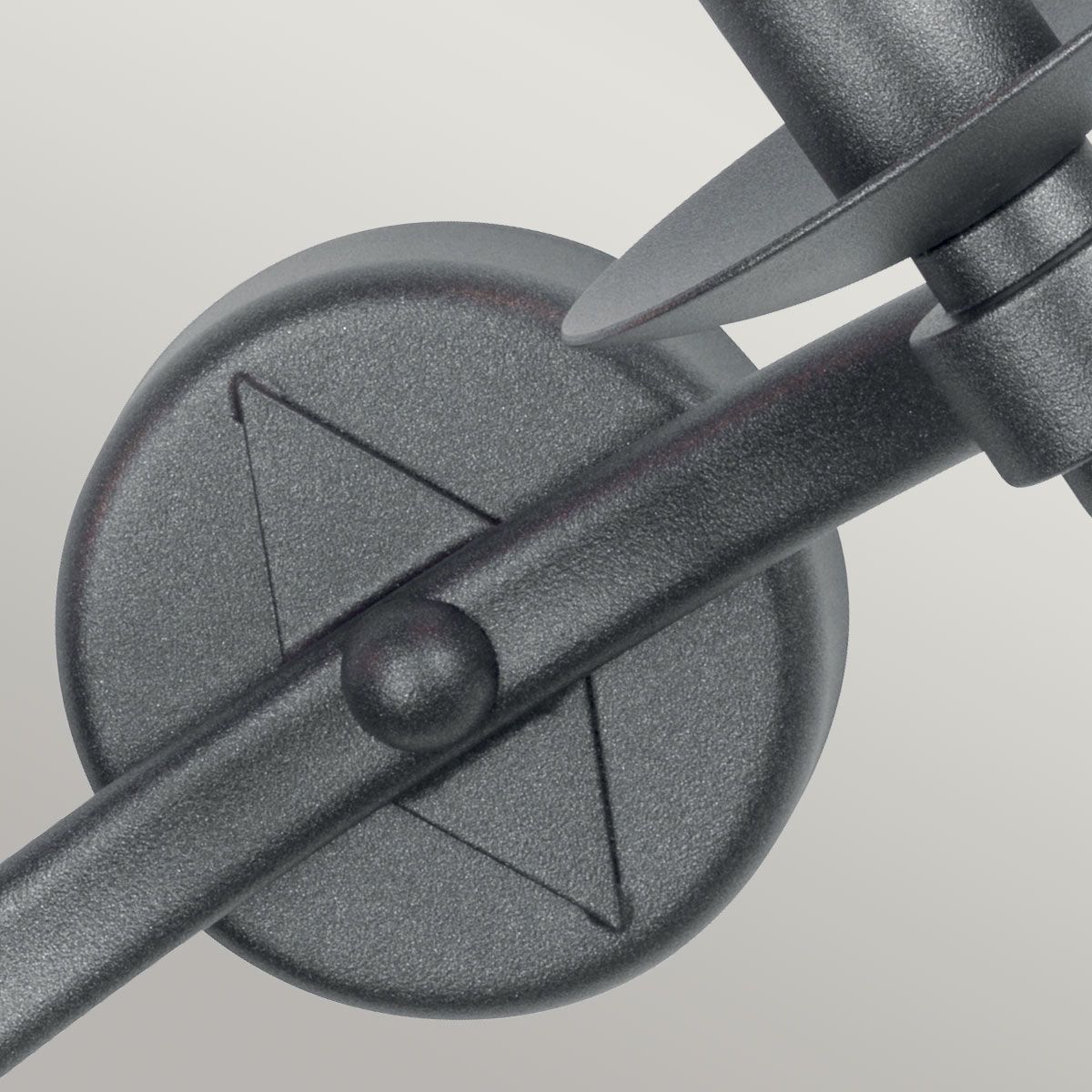 Elstead Warwick 2 Light Wall Light - Graphite Black