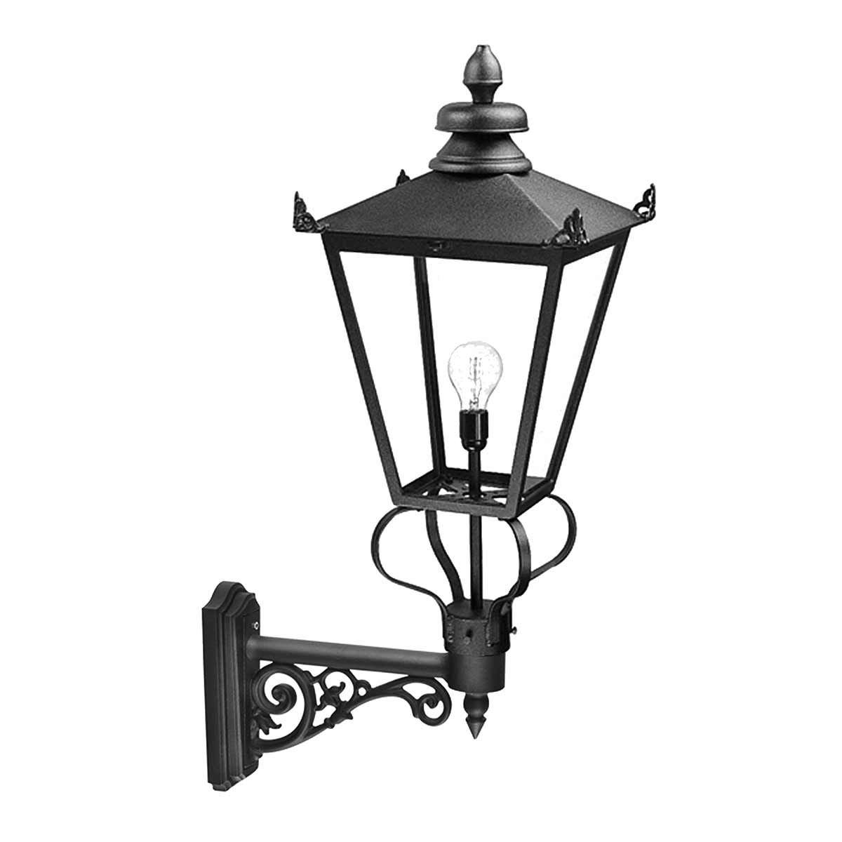 Elstead Wilmslow Single Wall Lantern - Black