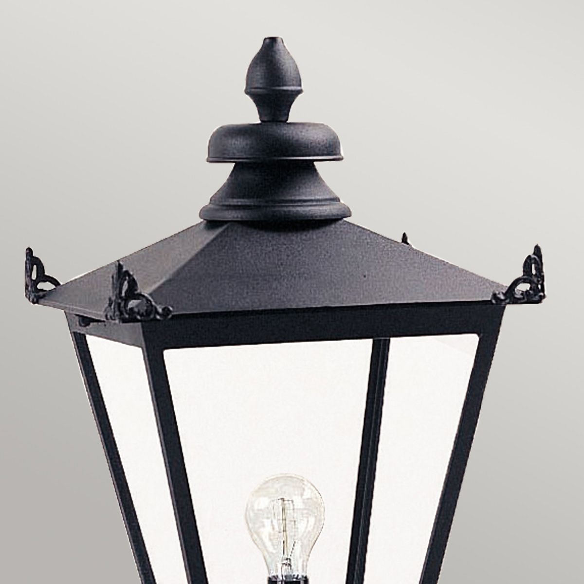Elstead Wilmslow Single Lantern Head - Black - Head Only
