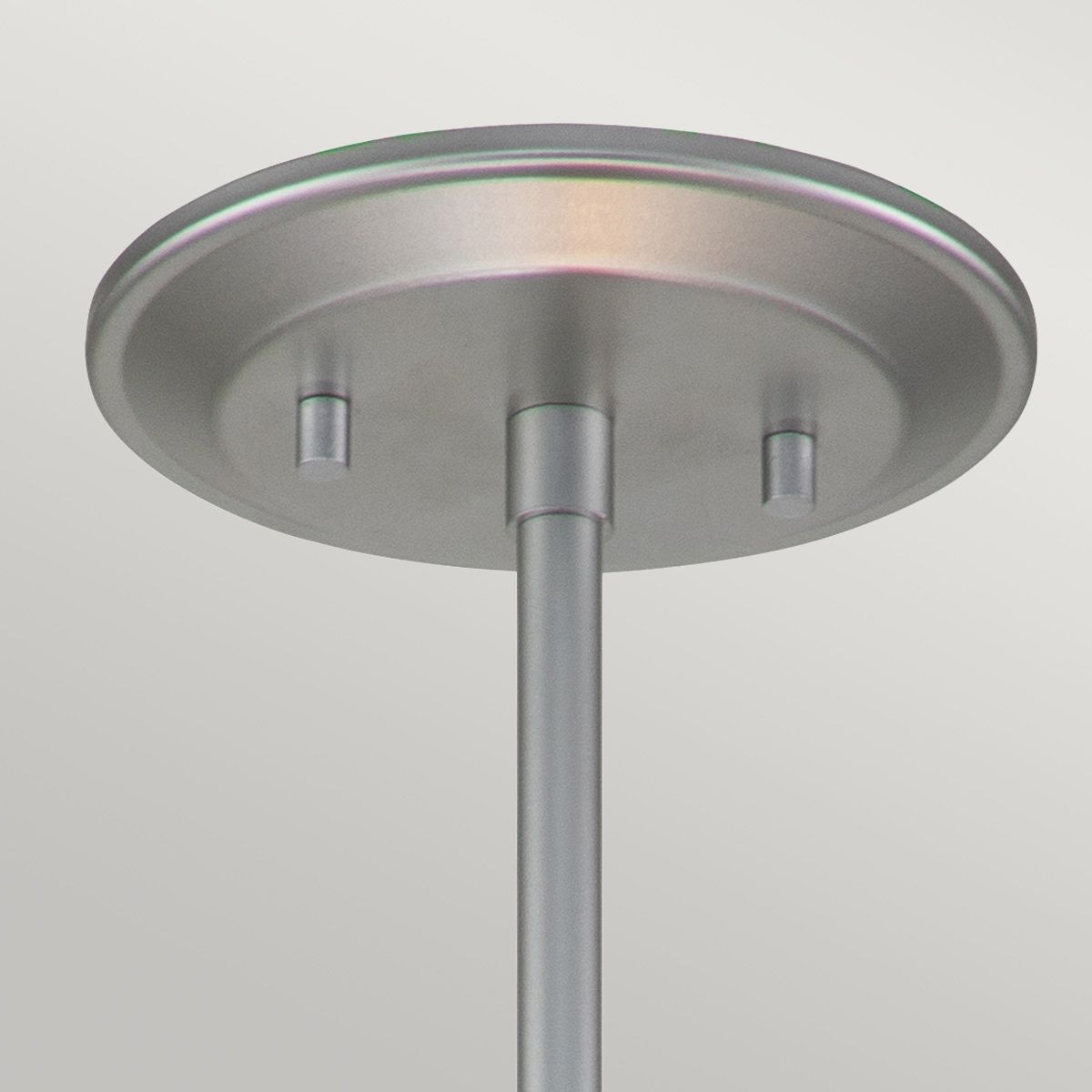 Elstead Ziggy 1 Light Small Pendant - Lacquered Silver