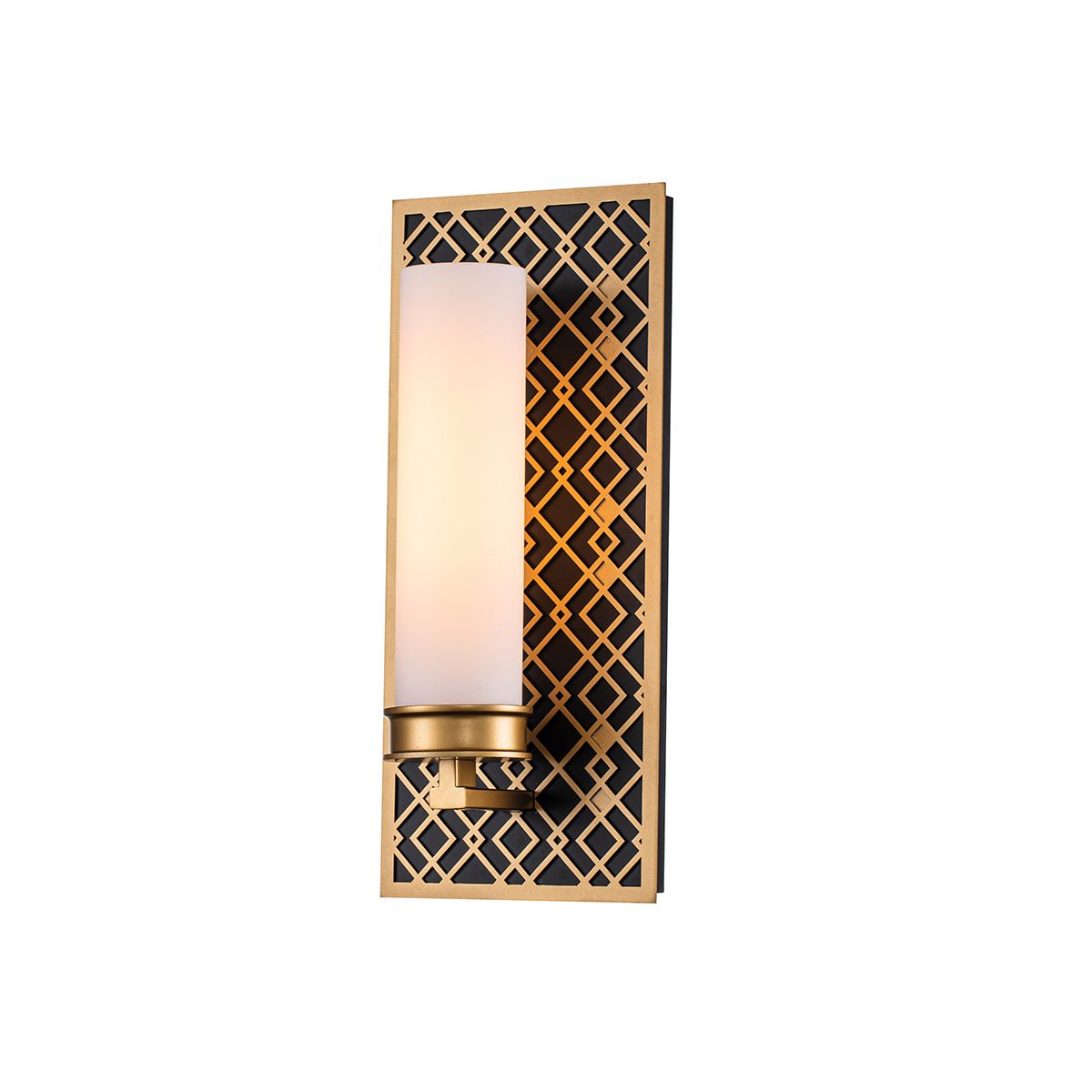 Elstead Ziggy 1 Light Wall Light - Lacquered Gold