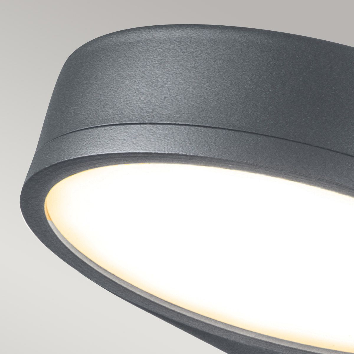 Elstead Zola 1 Light Wall Lantern - Grey